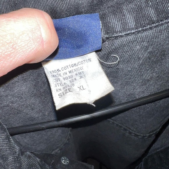 Vintage Black Denim Saugatuck Jacket Size XL - Picture 3 of 5